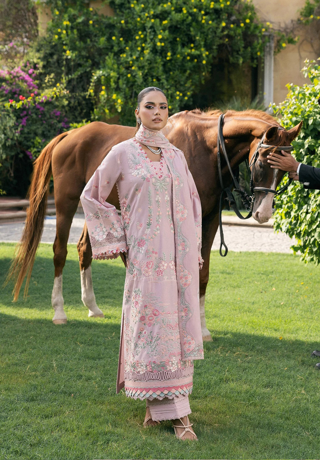 ELAF | HUSHPINK | UNSTITCHED LAWN 3PC (SYT-529)