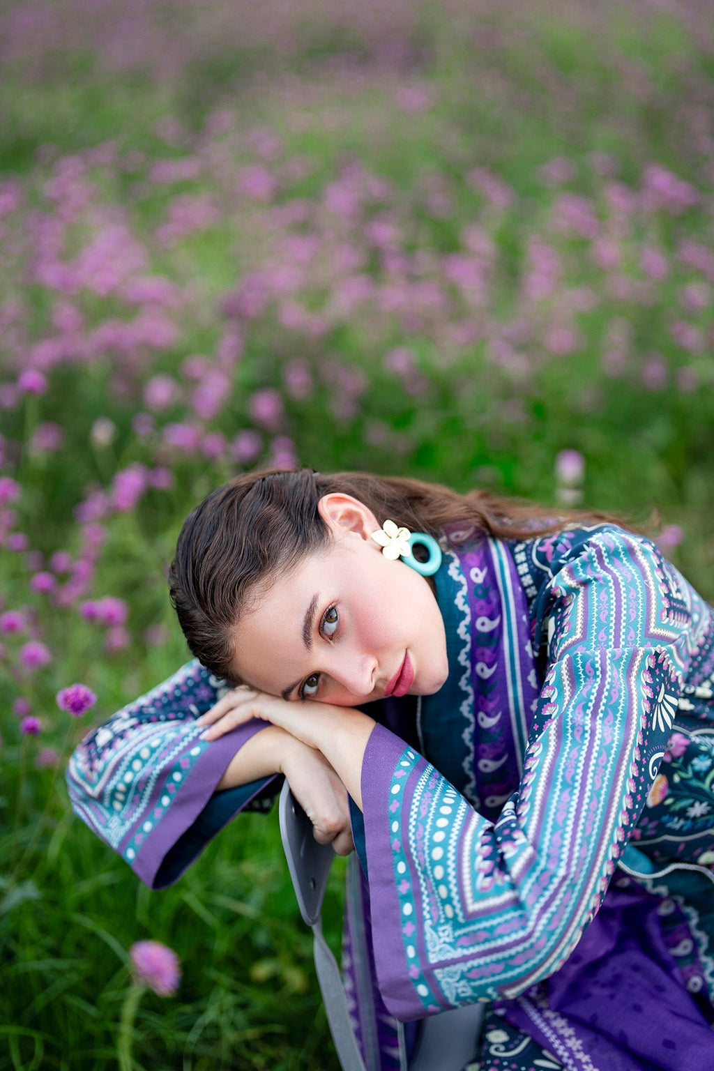 JAZMIN - 3PC Unstitched Printed Viscose Shirt with Printed Dupatta and Printed Trouser