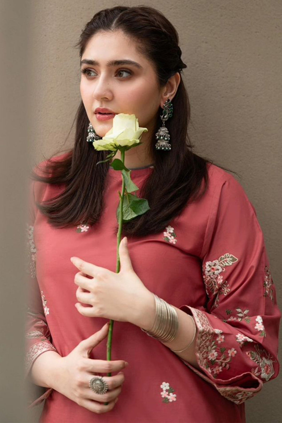 URGE - 2PC LAWN EMBROIDERED SHIRT AND TROUSER (SYT-470)