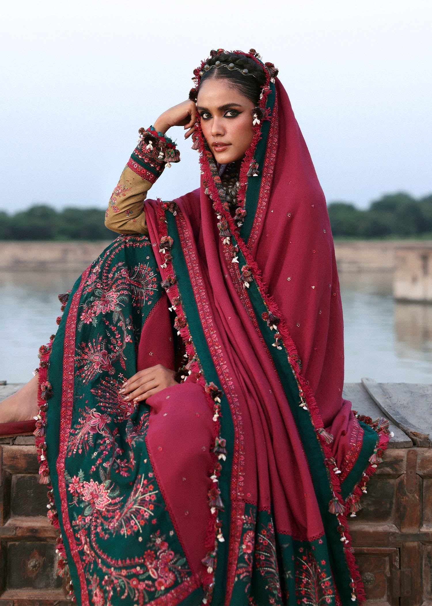 HUSSAIN REHAR | RUMI | UNSTITCHED LAWN 3PC (SYT-558)