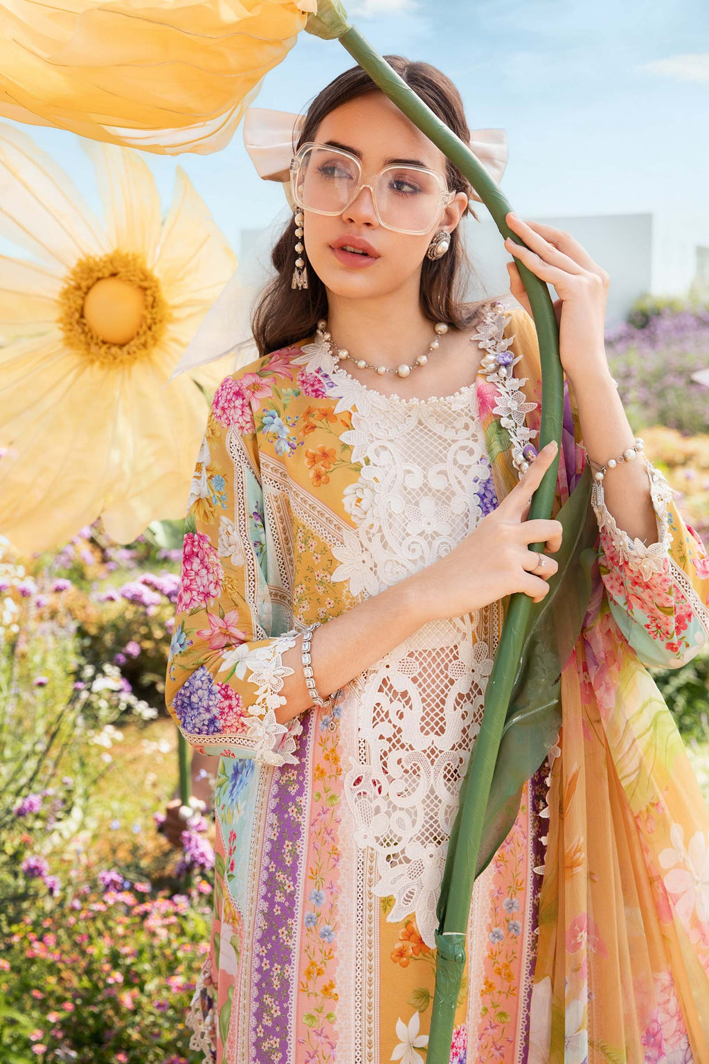 MARIA B | UNSTITCHED LAWN 3PC (SYT-500)