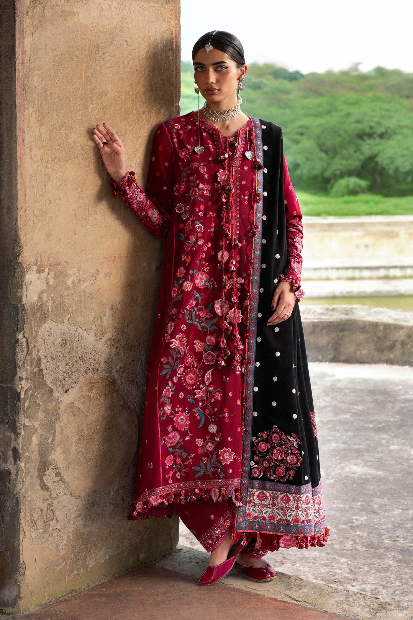 HUSSAIN REHAR | Pankhuri | UNSTITCHED LAWN 3PC (SYT-550)