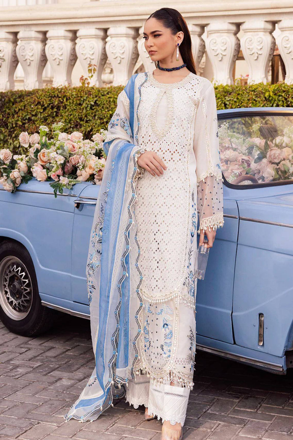 ADAN LIBAS | RANGREZ | UNSTITCHED LAWN 3PC (SYT-553)