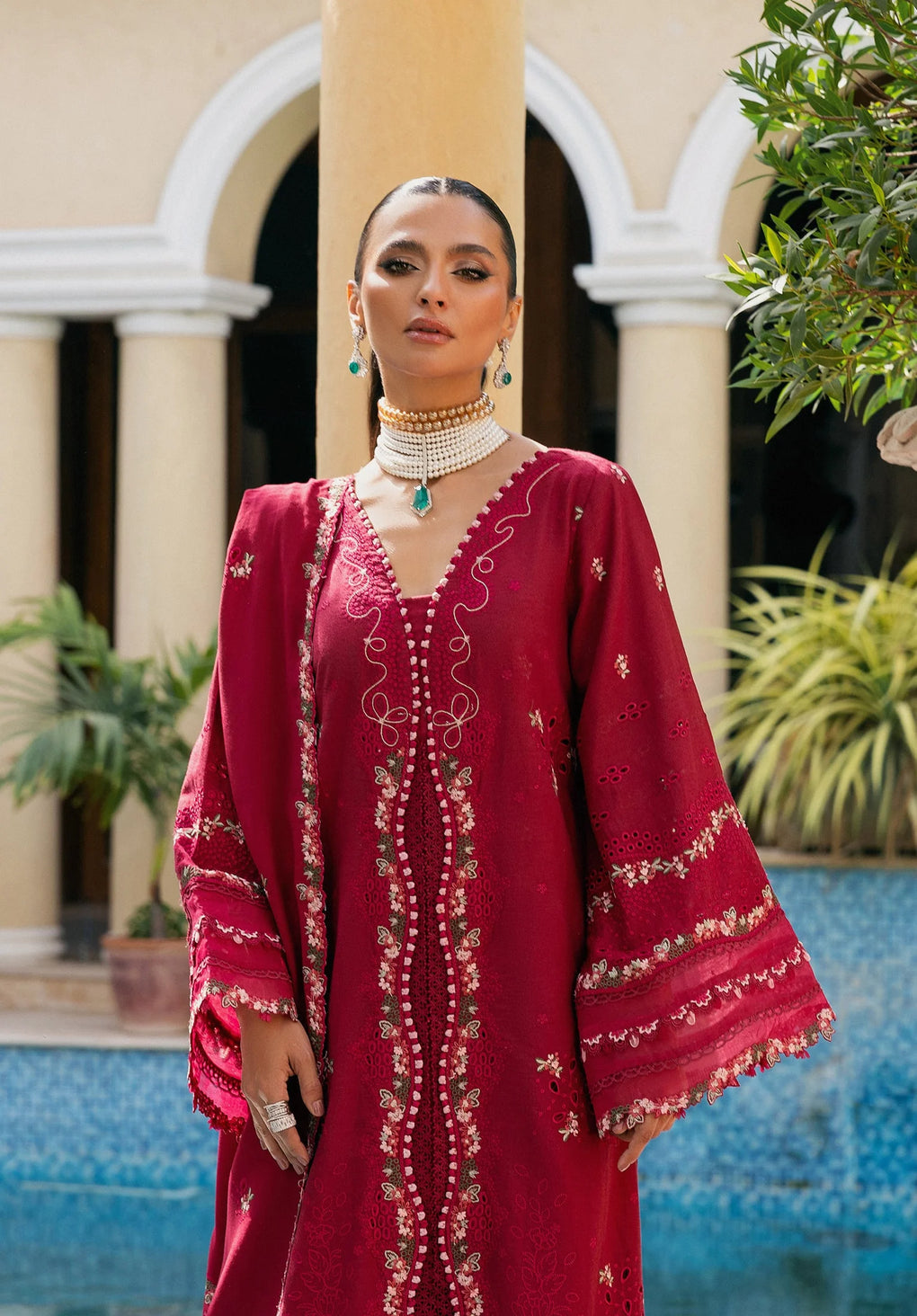 ELAF | AMBER HAZE | UNSTITCHED LAWN 3PC (SYT-477)