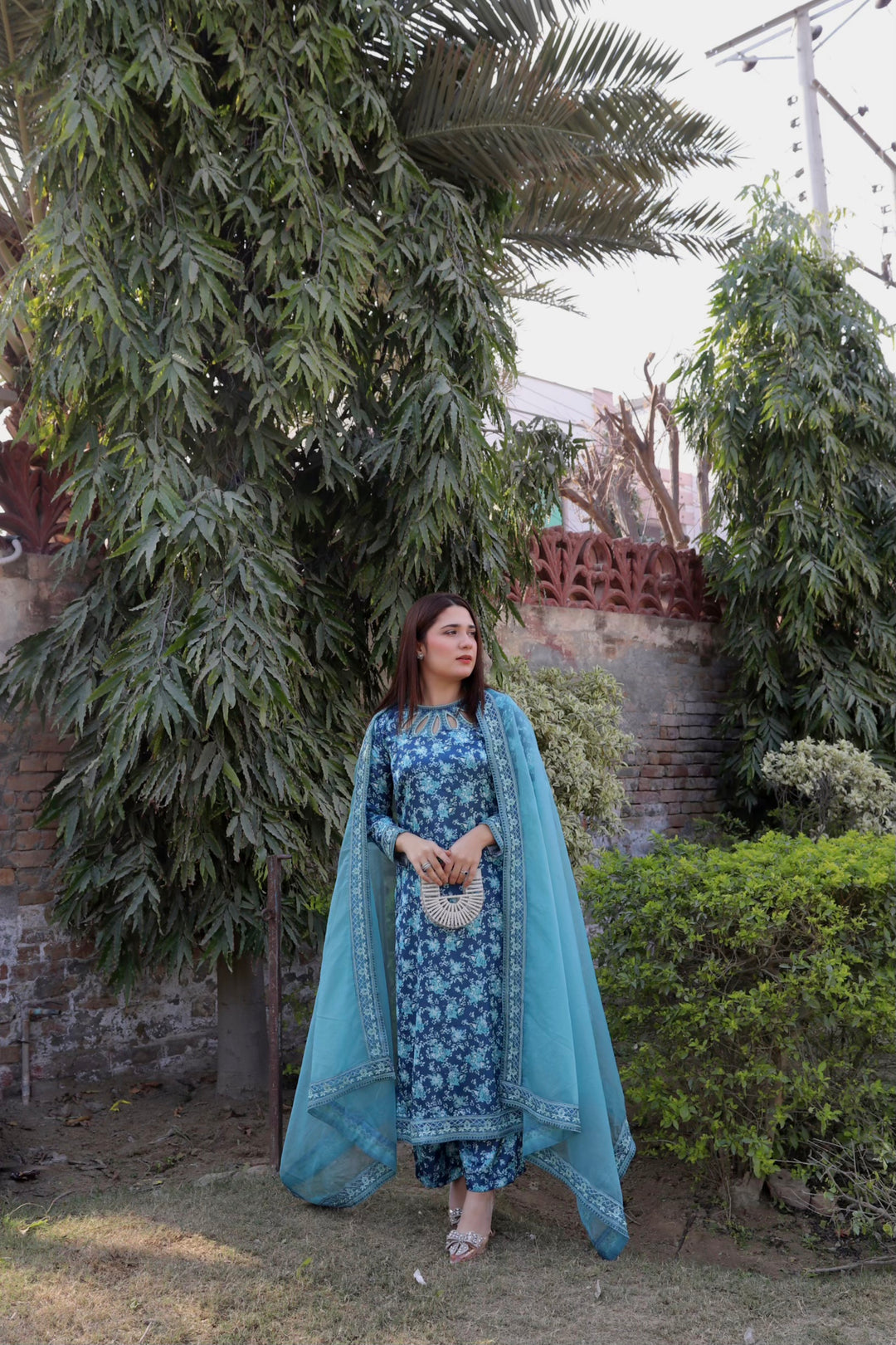 BAROQUE | WAVES | UNSTITCHED SUMMER LAWN 3PC (SYT-496)