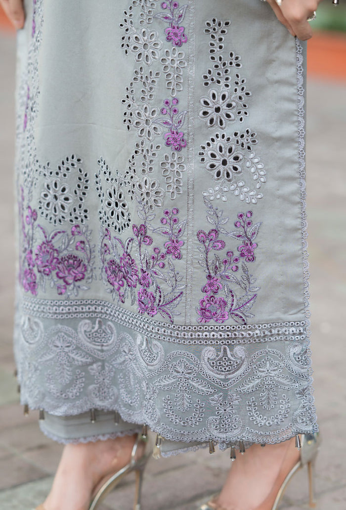 LIBAAS | GREY | UNSTITCHED LAWN 3PC (SYT-513)