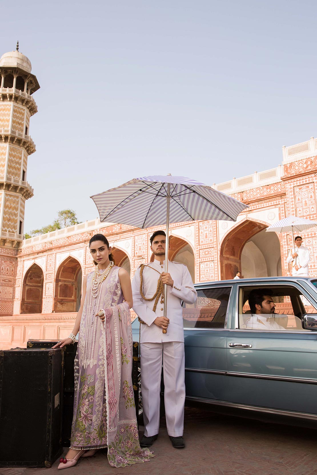 CRIMSON | ENGLISH TAPESTRY - LAVENDAR | UNSTITCHED LAWN 3PC (SYT-466)