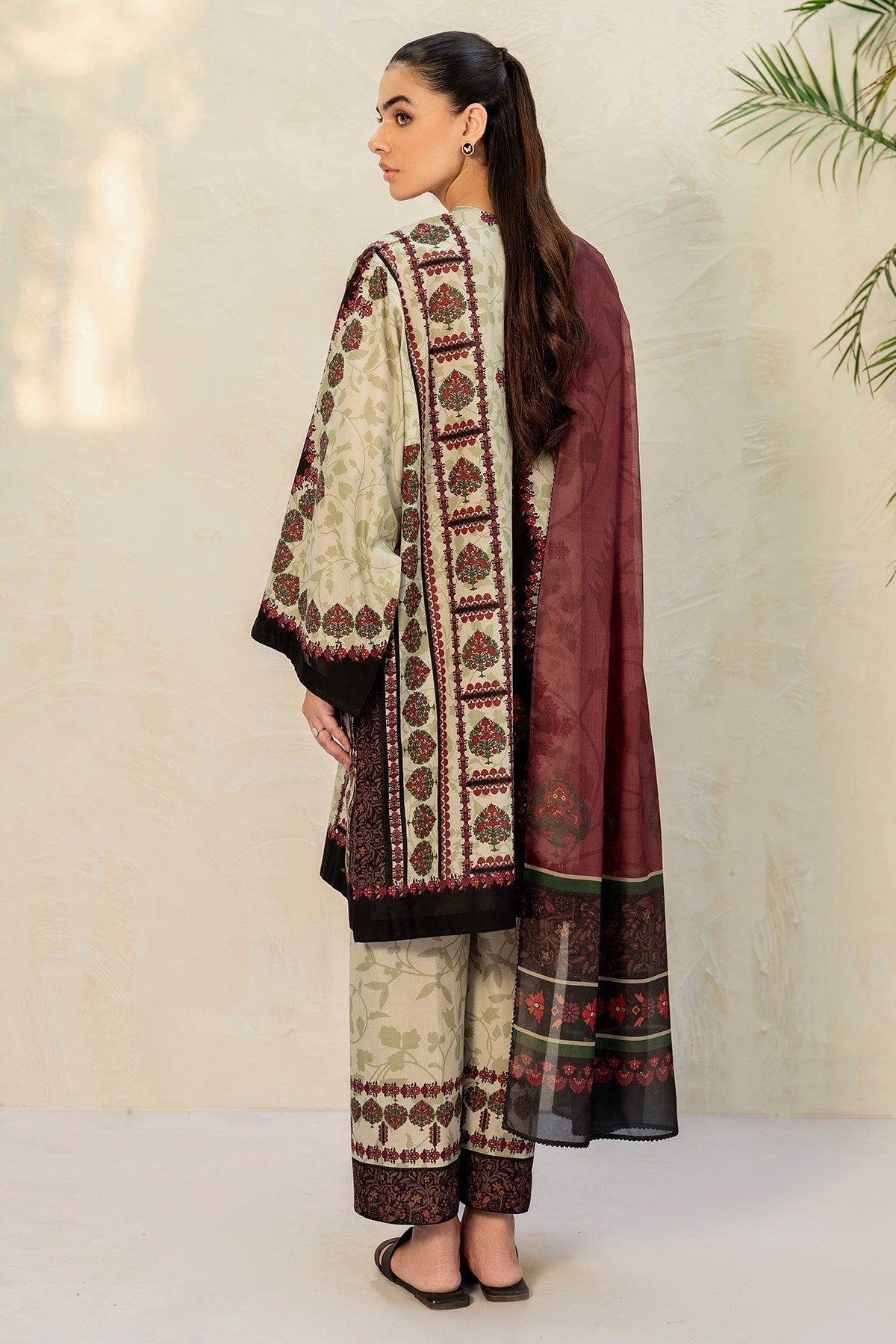 JAZMIN - 3PC Unstitched Printed Viscose Shirt with Printed Dupatta and Printed Trouser