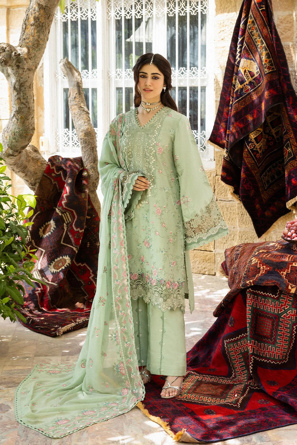 KAHF | PRIMROSE | UNSTITCHED LAWN 3PC (SYT-561)