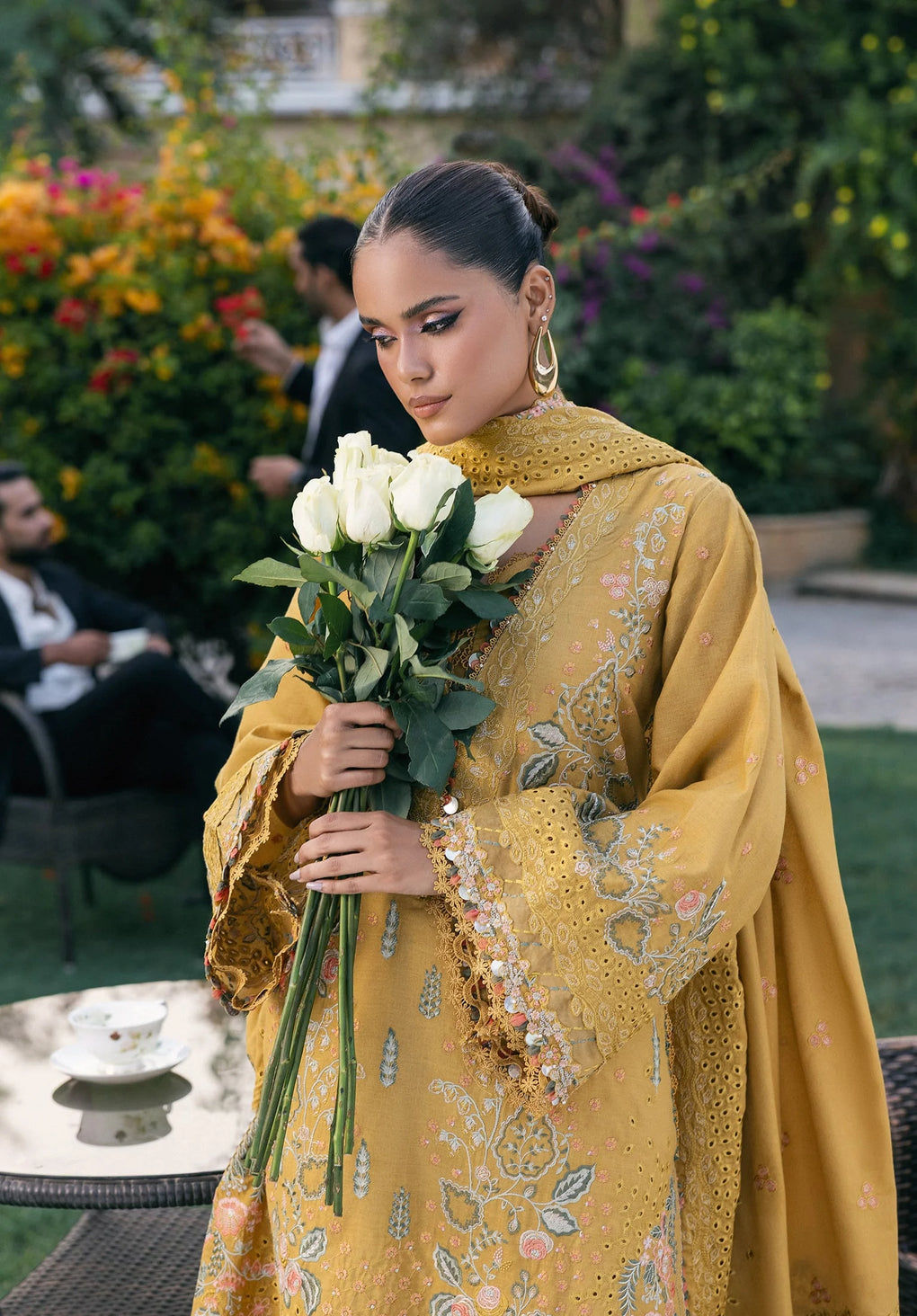 ELAF | GOLD | UNSTITCHED LAWN 3PC (SYT-448)