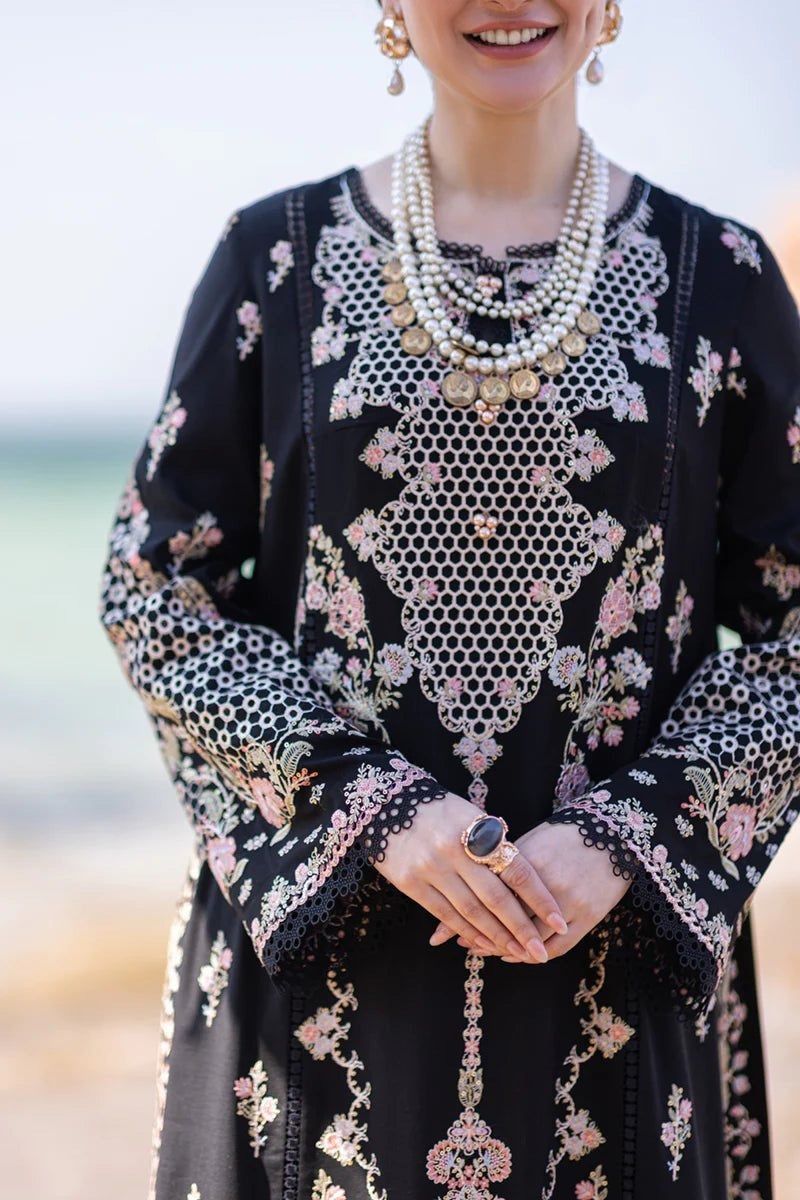 QALAMKAR | HANIA AMIR | SAHIL KINARAY | UNSTITCHED LAWN 3PC (SYT-439)