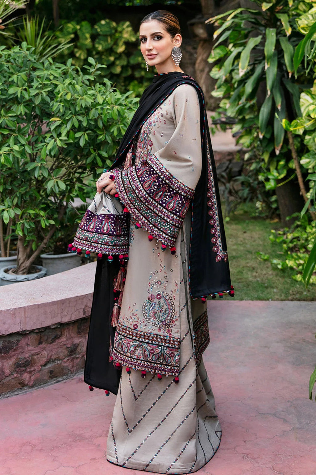 JAZMIN | Embroidered LAWN Unstitched 3PC Set (SYT-453)