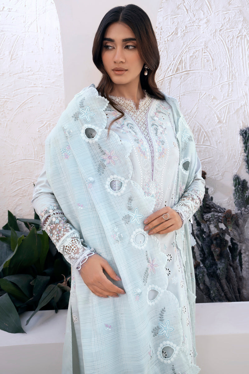 QALAMKAR | LUNE | UNSTITCHED LAWN 3PC (SYT-535)