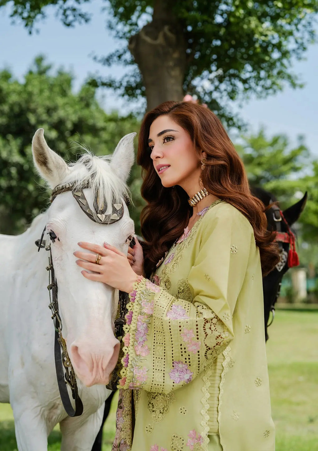 ELAF | PISTACIA | APPLE GREEN | UNSTITCHED LAWN 3PC
