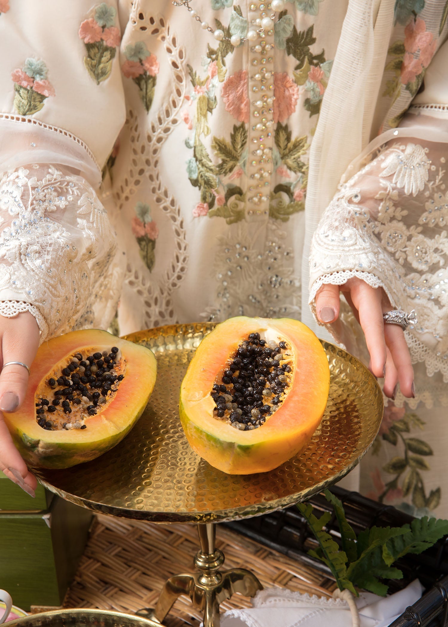 CRIMSON | Monsoon Blooms | UNSTITCHED LAWN 3PC (SYT-472)