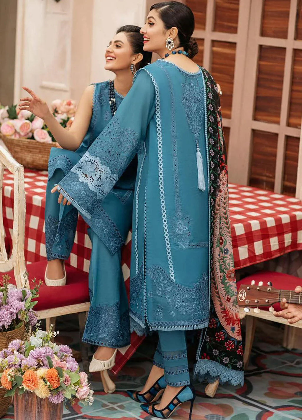 MUSHQ | LAWN UNSTITCHED 3PC (SYT-471)