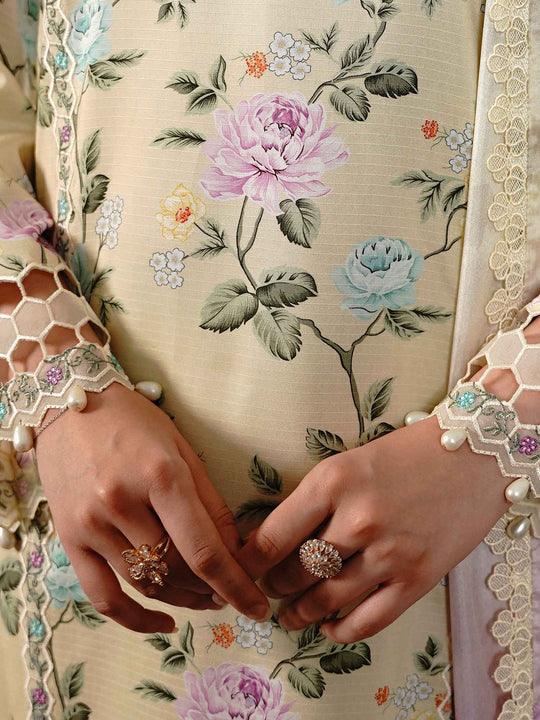 BIN ILYAS | NOURA | UNSTITCHED SUMMER LAWN 3PC (SYT-495)