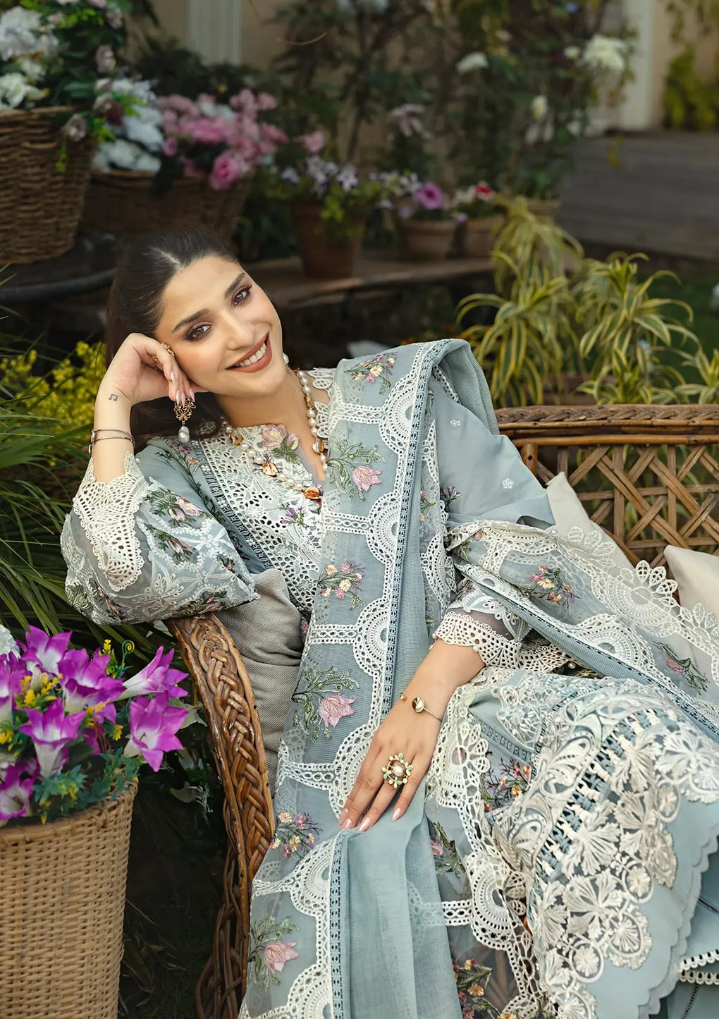 ELAF | SAMAA |UNSTITCHED LAWN 3PC (SYT-429)