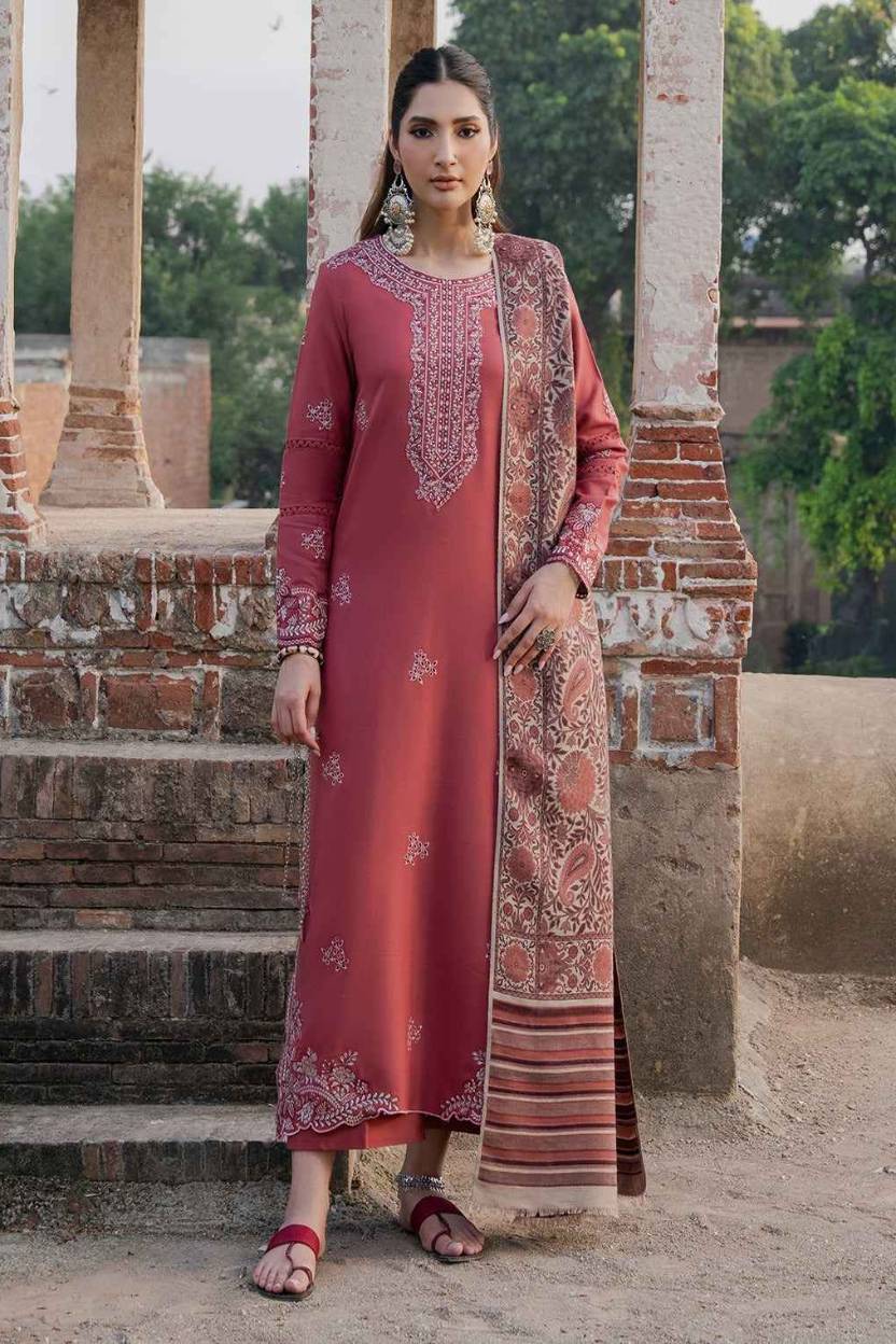 IZEL - 3 Piece Unstiched Embroidery Dhanak (SYT-225)