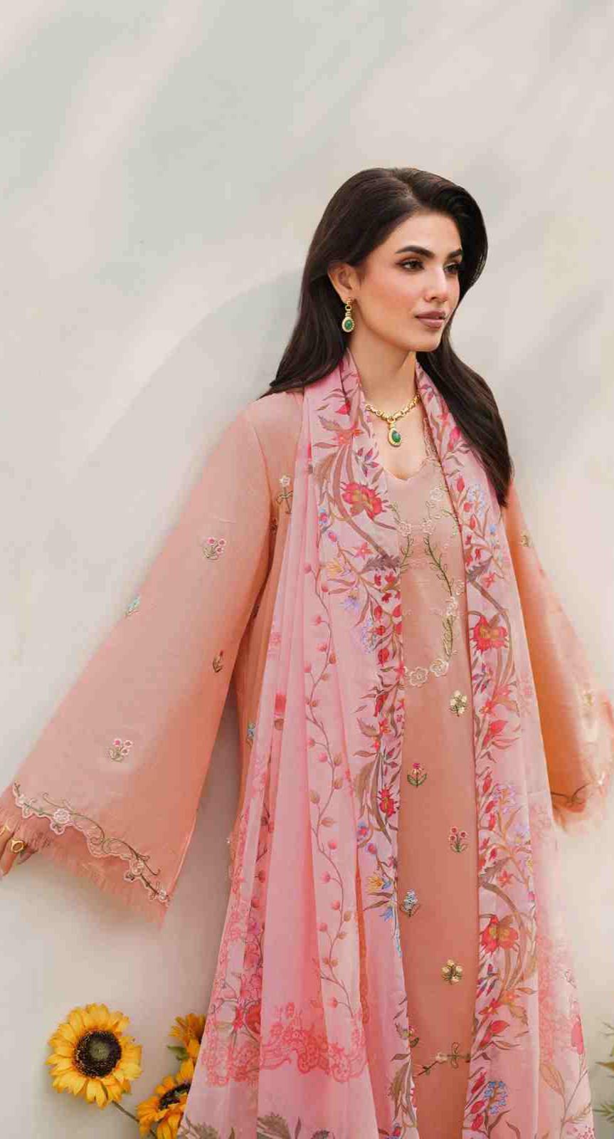 ASIFA & NABEEL - 3 Piece Unstiched Embroidery Dhanak (SYT-230)