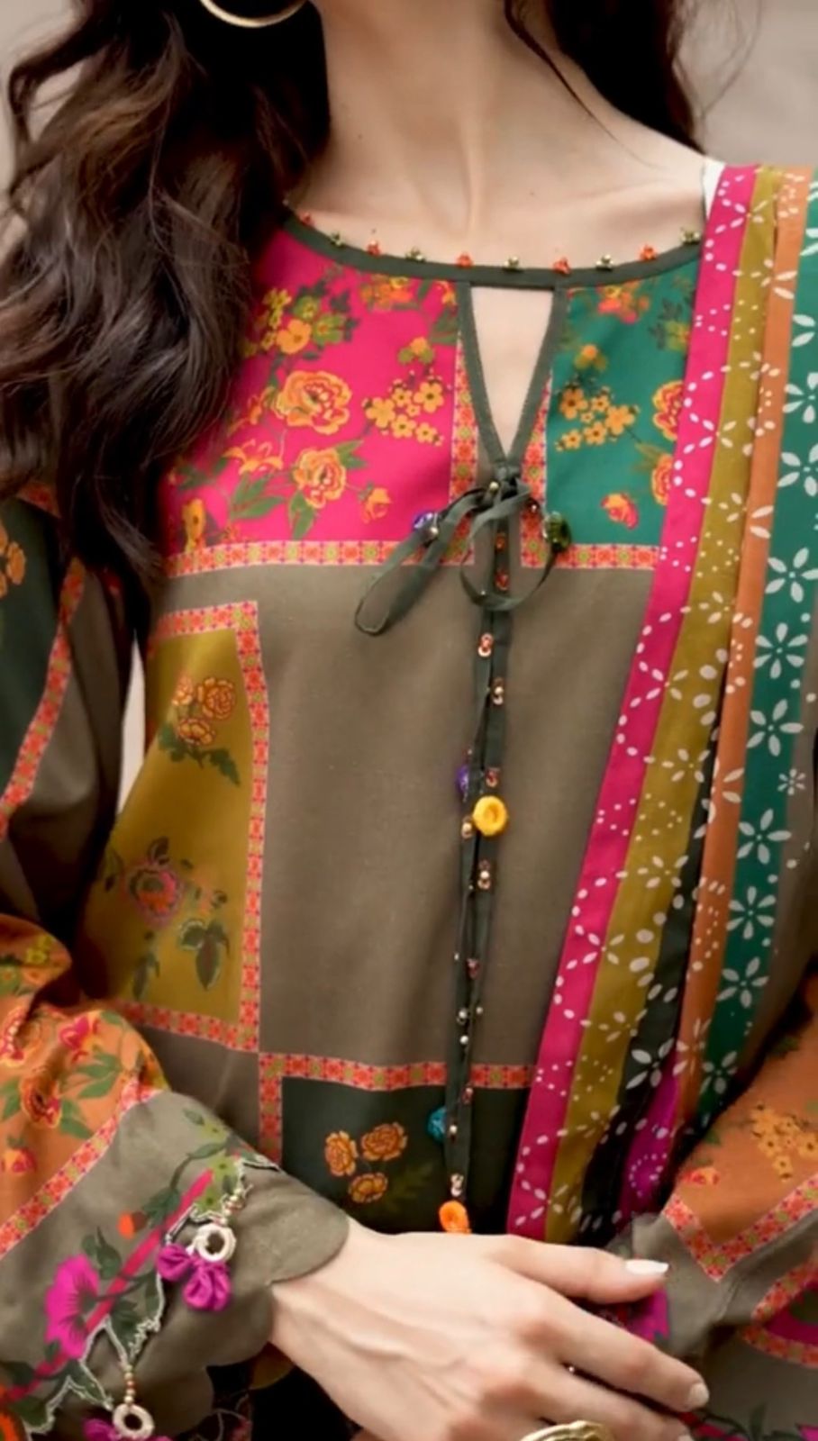 CHARIZMA UNSTITCHED SILK 3PC WITH PRINTED DUPATTA (SYT-243)