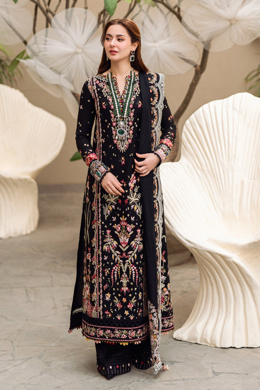 Qalamkar | UNSTITCHED | 3PC Lawn (SYT-430)