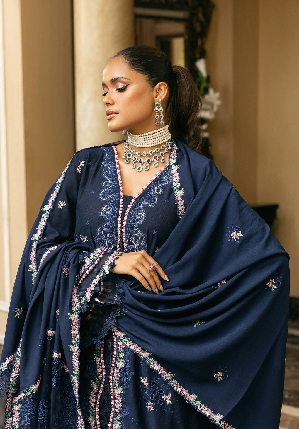 ELAF | AMBER HAZE | UNSTITCHED LAWN 3PC (SYT-431)