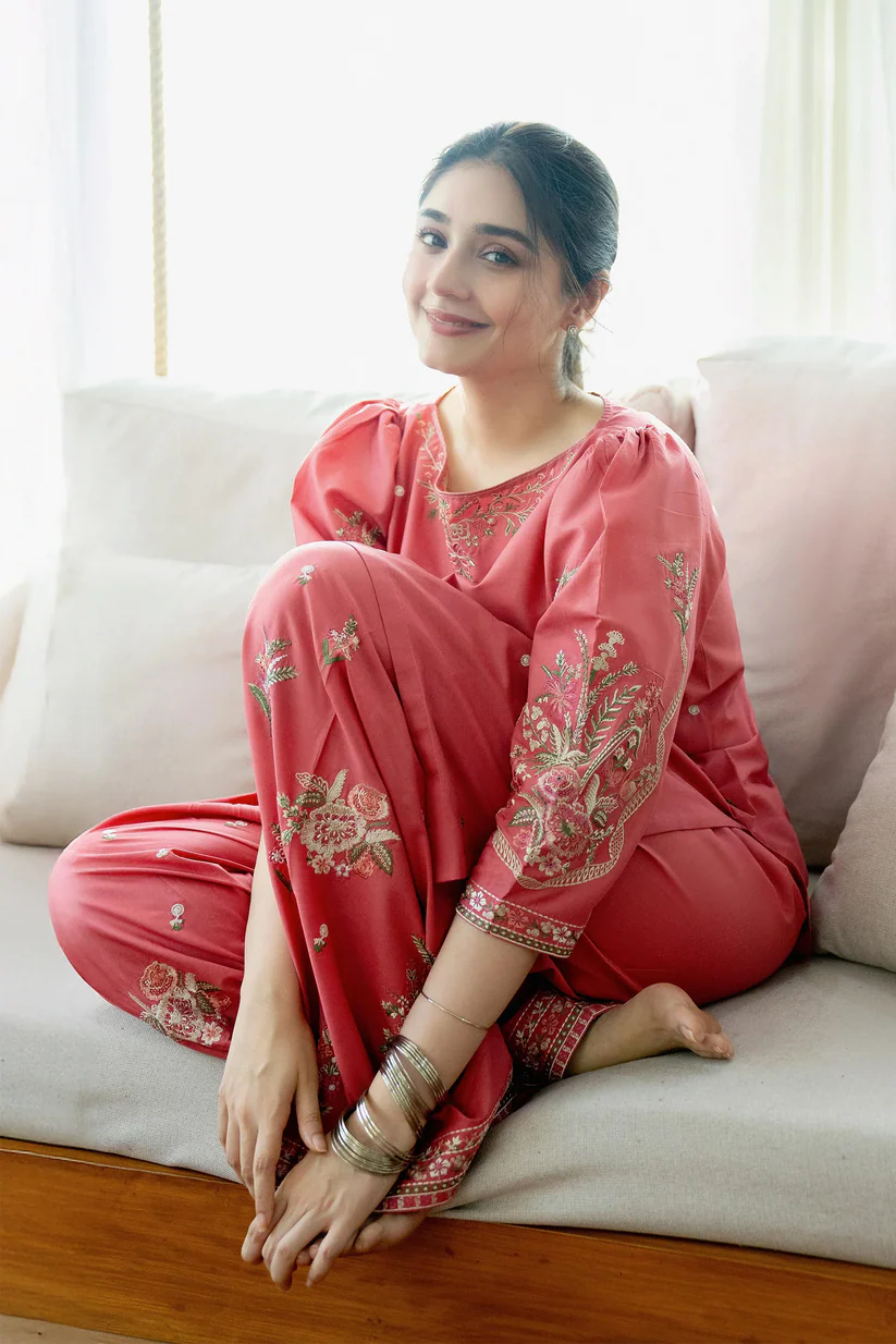 Urge - Unstitched Luxury Dhanak Heavy Embroidered 2PC Suit (SYT-114)