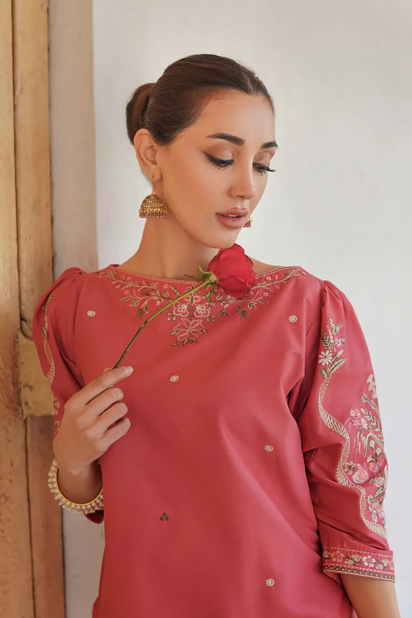 Urge - Unstitched Luxury Dhanak Heavy Embroidered 2PC Suit (SYT-114)
