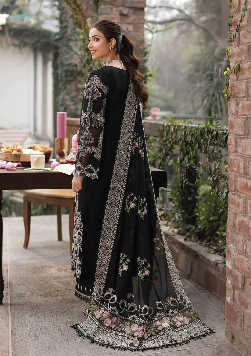 Kahf - Unstitched Luxury Dhanak Heavy Embroidered 3PC Suit (SYT-133)