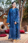 Jade - Unstitched Luxury Dhanak Chikenkari Heavy Embroidered 3PC Suit (SYT-140)