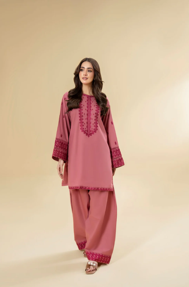 LAZULI - Unstitched Luxury Dhanak Embroidered 2PC Suit (SYT-169)