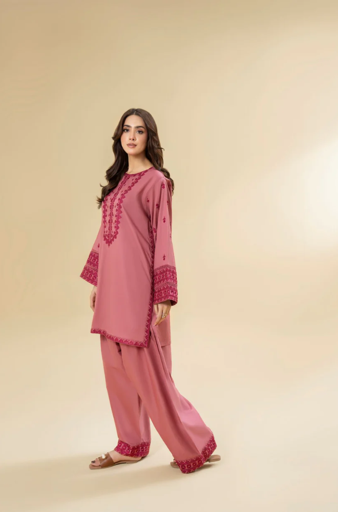 LAZULI - Unstitched Luxury Dhanak Embroidered 2PC Suit (SYT-169)