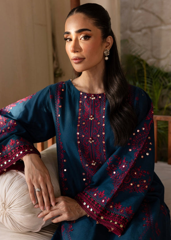 BATIK - Unstitched Luxury Dhanak Embroidered 2PC Suit (SYT-175)