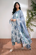 BAROUQE-3PC KARANDI PRINTED SHIRT WITH KARANDI PRINTED DUPATTA AND TROUSER