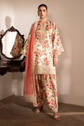 SHEENORA - UNSTITCHED SHAMOOZ SILK 3PC WITH SILK READY TO WEAR NET DUPATTA (SYT-202)